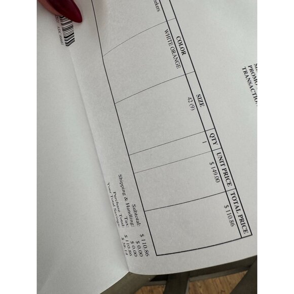 NEW WITH BOX Saks Fifth Avenue COLLECTION Neon Stripe Leather Sneakers Size 9 - Picture 10 of 11